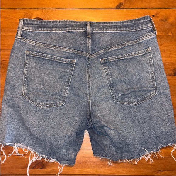 Old Navy Blue Jean Shorts Distressed Cut-Off Style - Picture 2 of 4